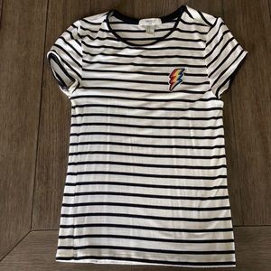 Striped David Bowie Top